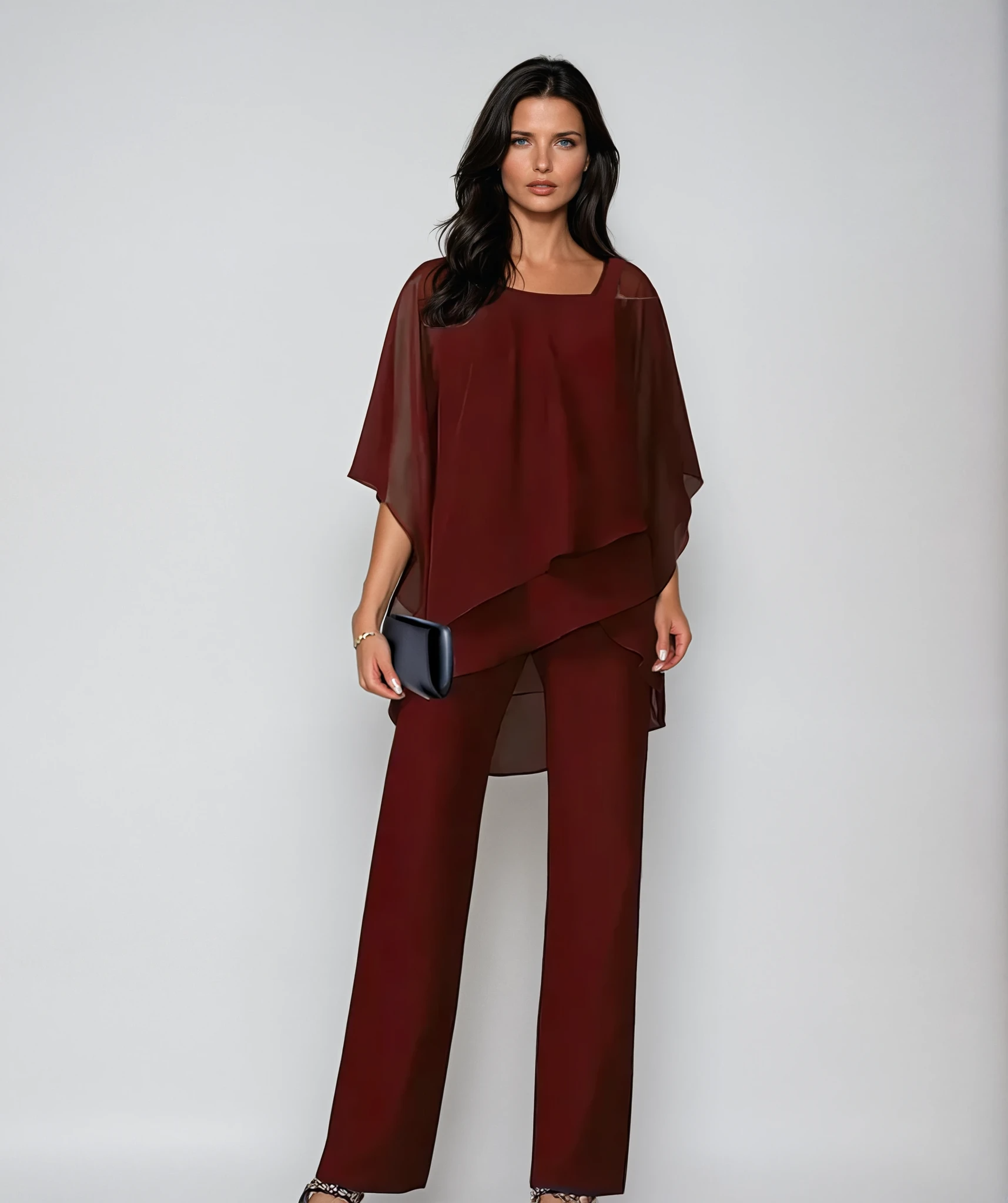 Caverton & Vale | Women's Layered Two-Piece Set | Relaxed Elegant Design